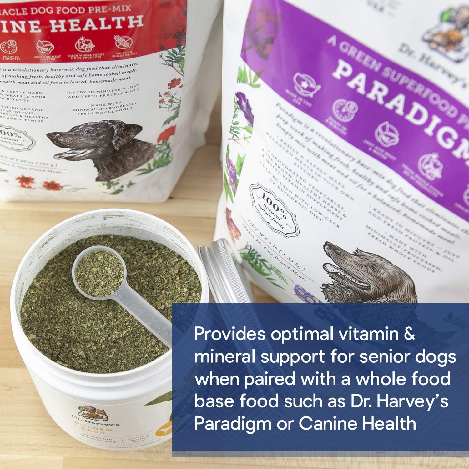 Dr. Harvey's spiruline et kelp ingrédients naturels pour minéraux