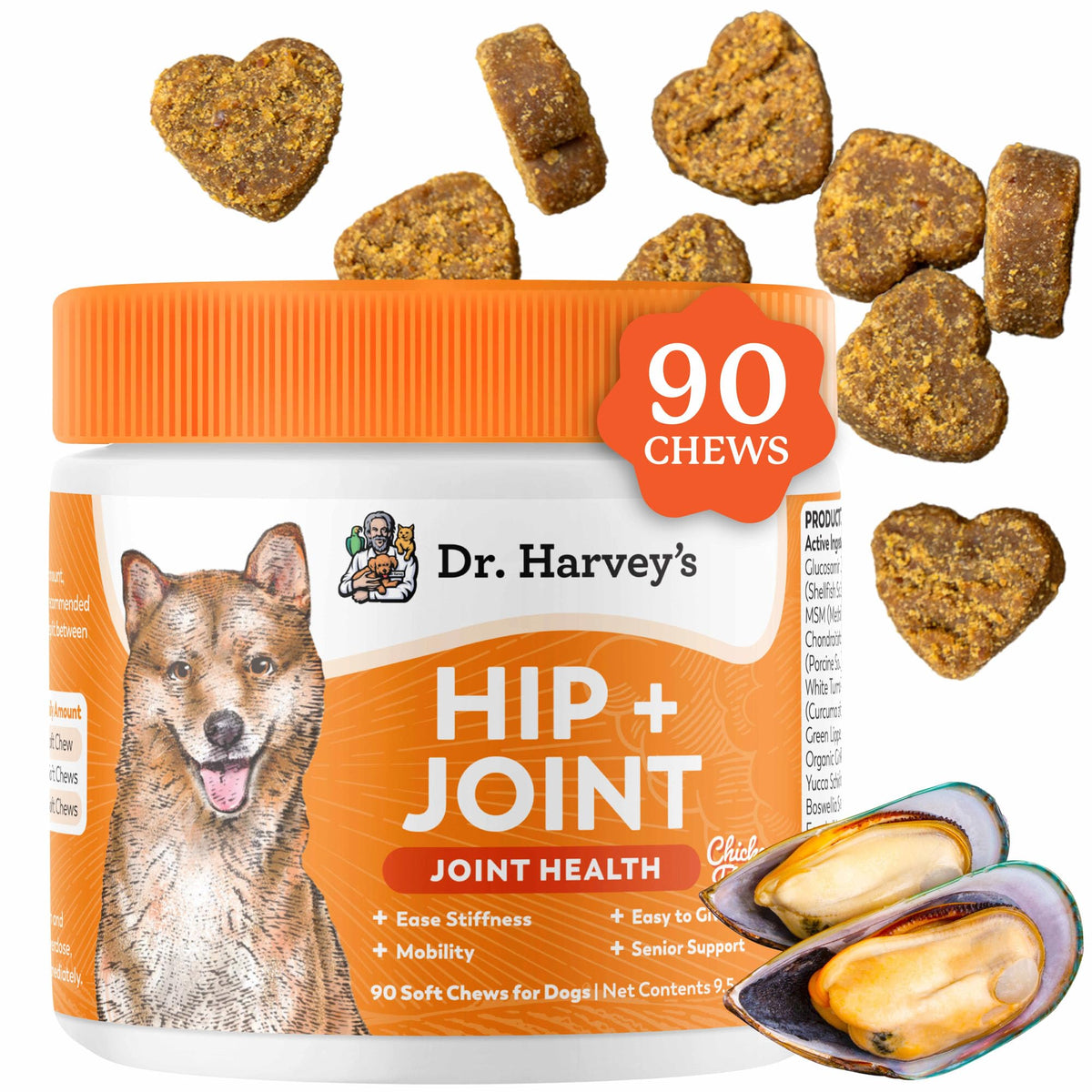 Dr. Harvey's emballage avant montrant pot et marque, rassure sur la qualité