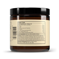 Dr. Mercola gros plan poudre Bark & Whiskers texture facile à saupoudrer bénéfice confort