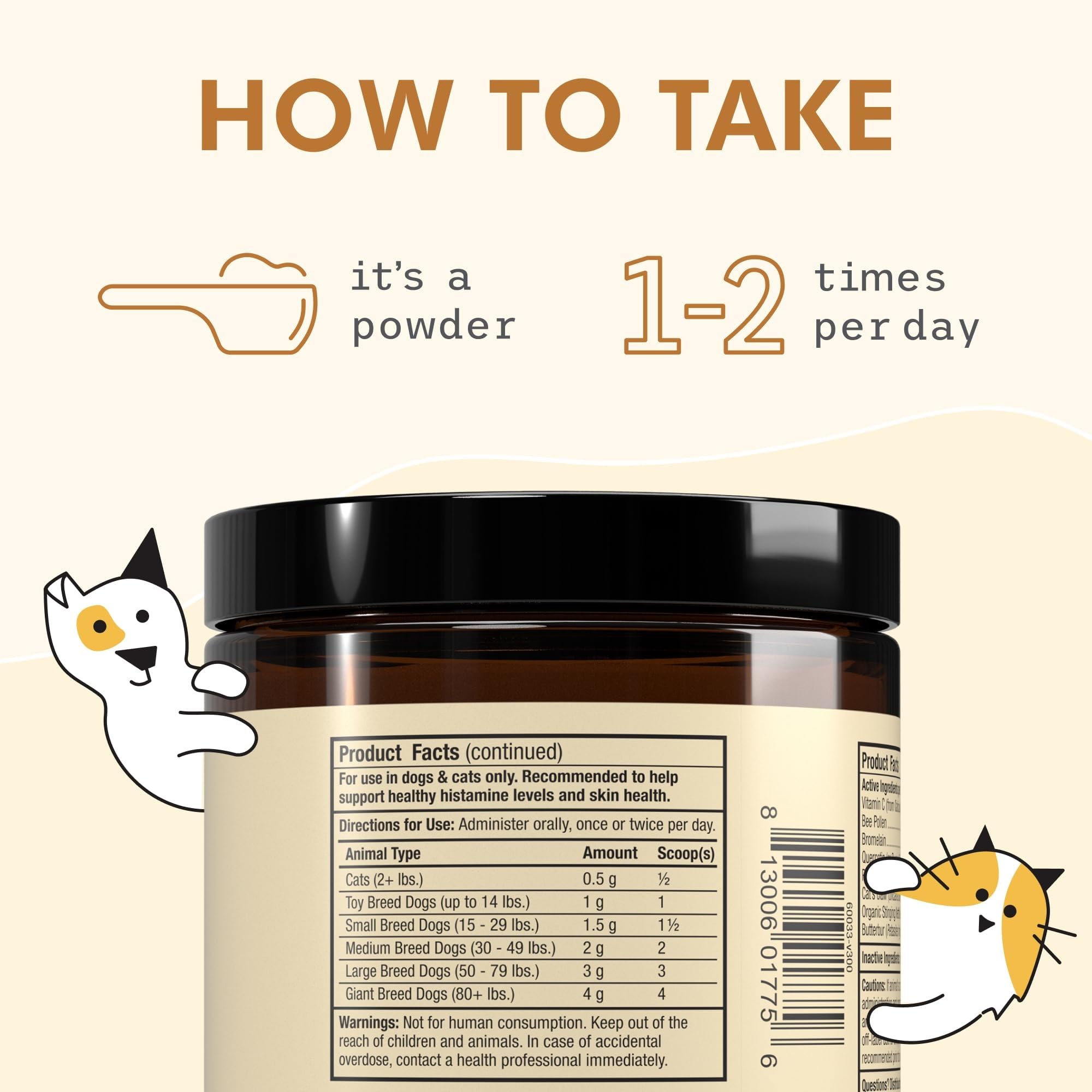 Dr. Mercola chien mangeant Bark & Whiskers poudre bénéfice acceptation et bien-être