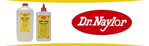 Dr. Naylor vue arrière du flacon montrant volume et instructions pratiques