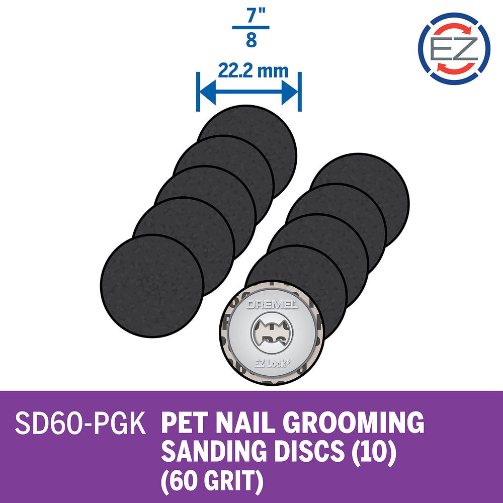 Dremel gros plan texture du disque 60 grain montrant abrasion contrôlée