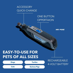 Dremel PawControl assortiment d'embouts pour différentes épaisseurs d'ongles
