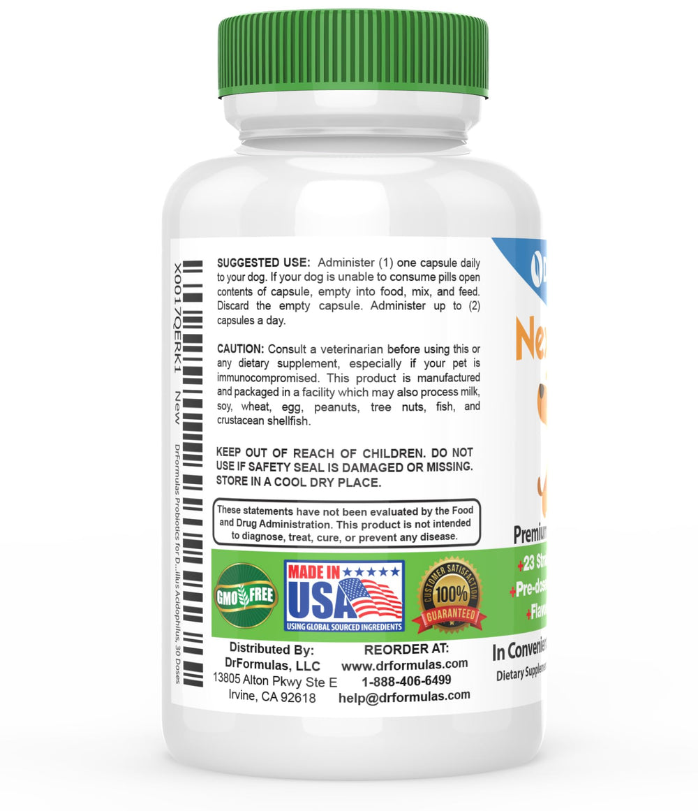 DrFormulas Nexabiotic poudre versée sur croquettes aide à administration discrète