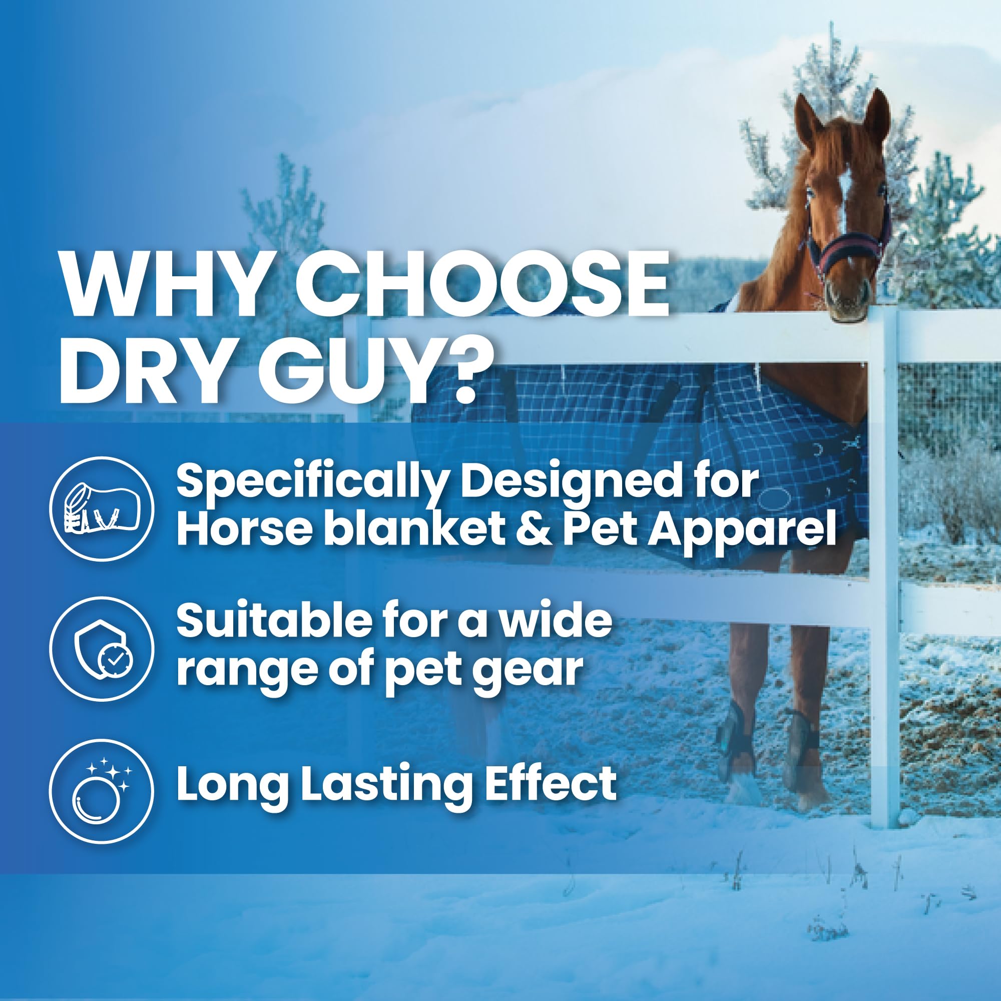 Dry Guy Waterproofing flacon près d'un mètre pour comparaison d'échelle pratique