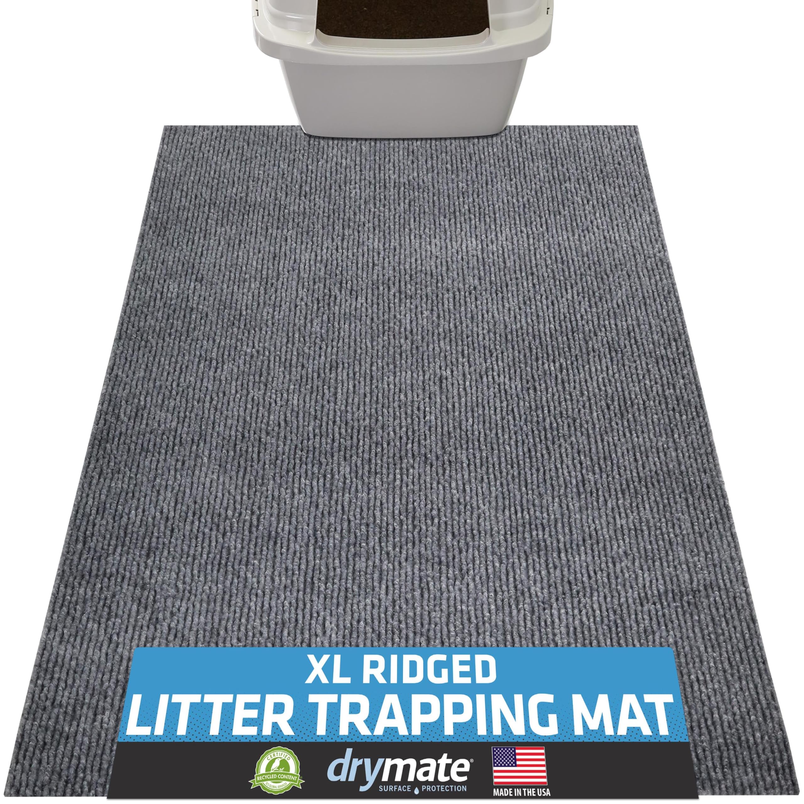 Drymate tapis face avant montrant format XL et protection du sol