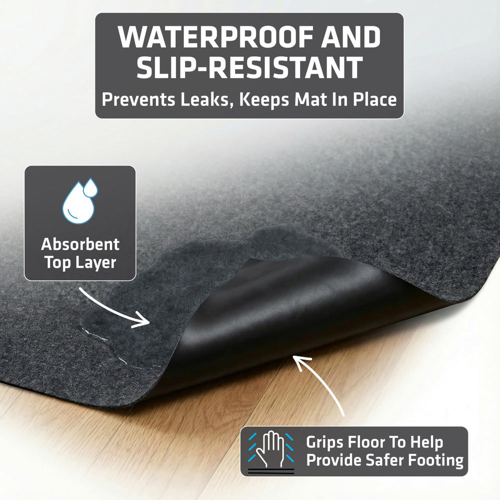Drymate vue du backing imperméable et antidérapant protégeant sol