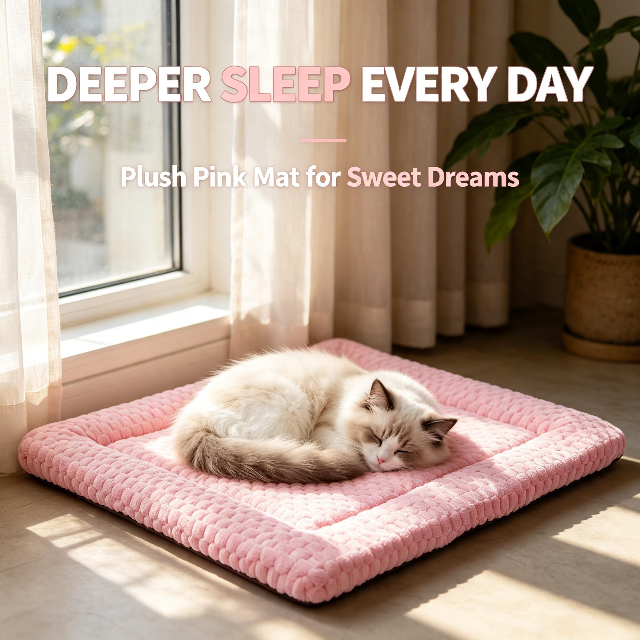 DTKIUSDKR tapis dans salon avec chat montrant usage quotidien