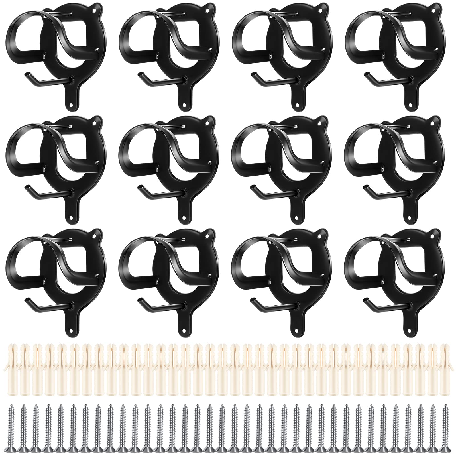 Dunzy emballage avant montrant lot de 12 crochets pour rangement efficace