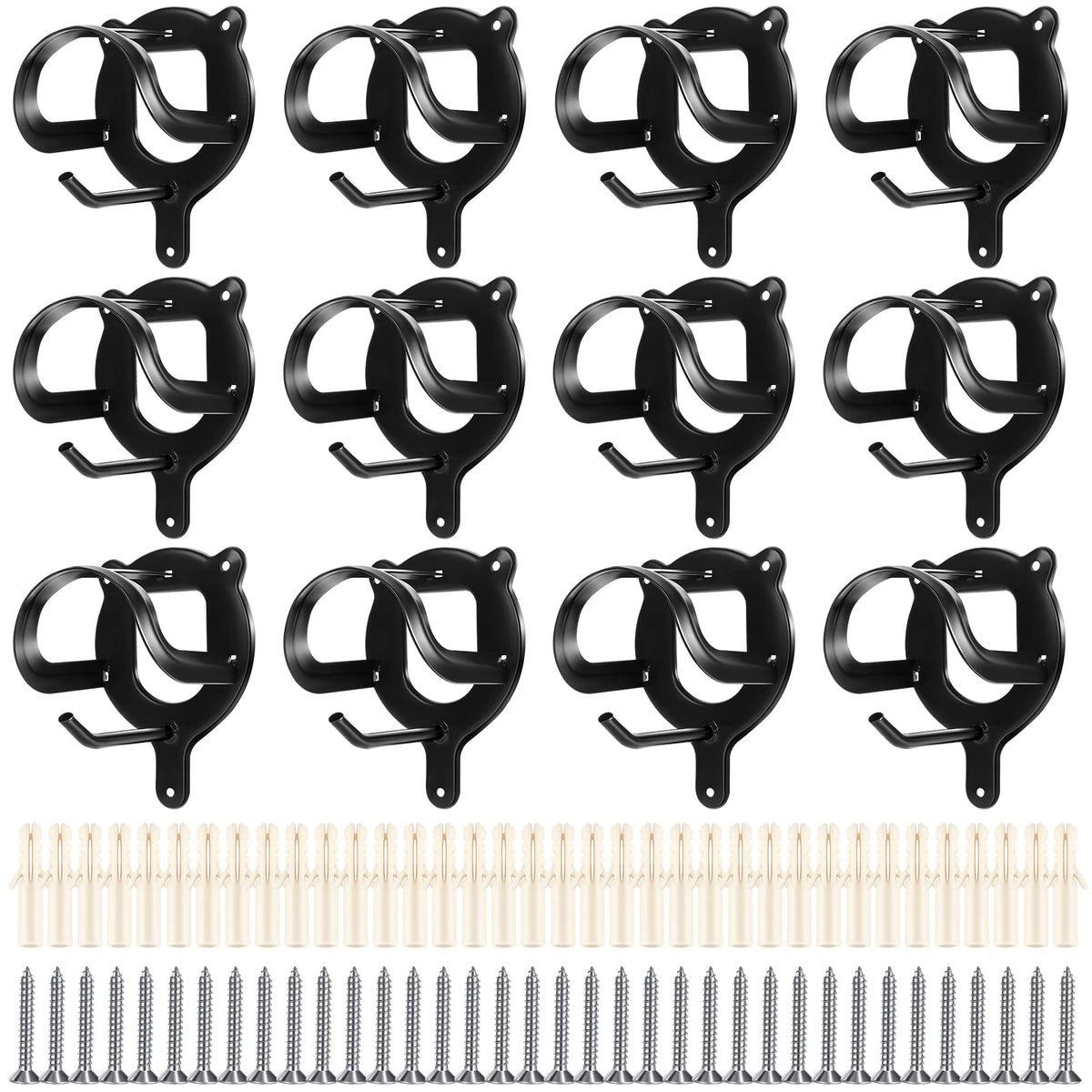 Dunzy emballage avant montrant lot de 12 crochets pour rangement efficace
