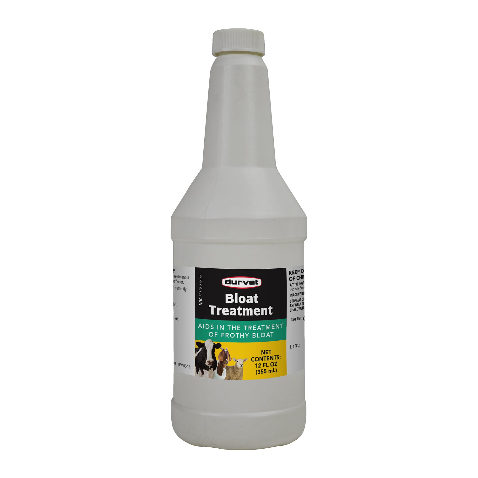 Durvet flacon 12 oz frontale montrant emballage et rapidité d’intervention