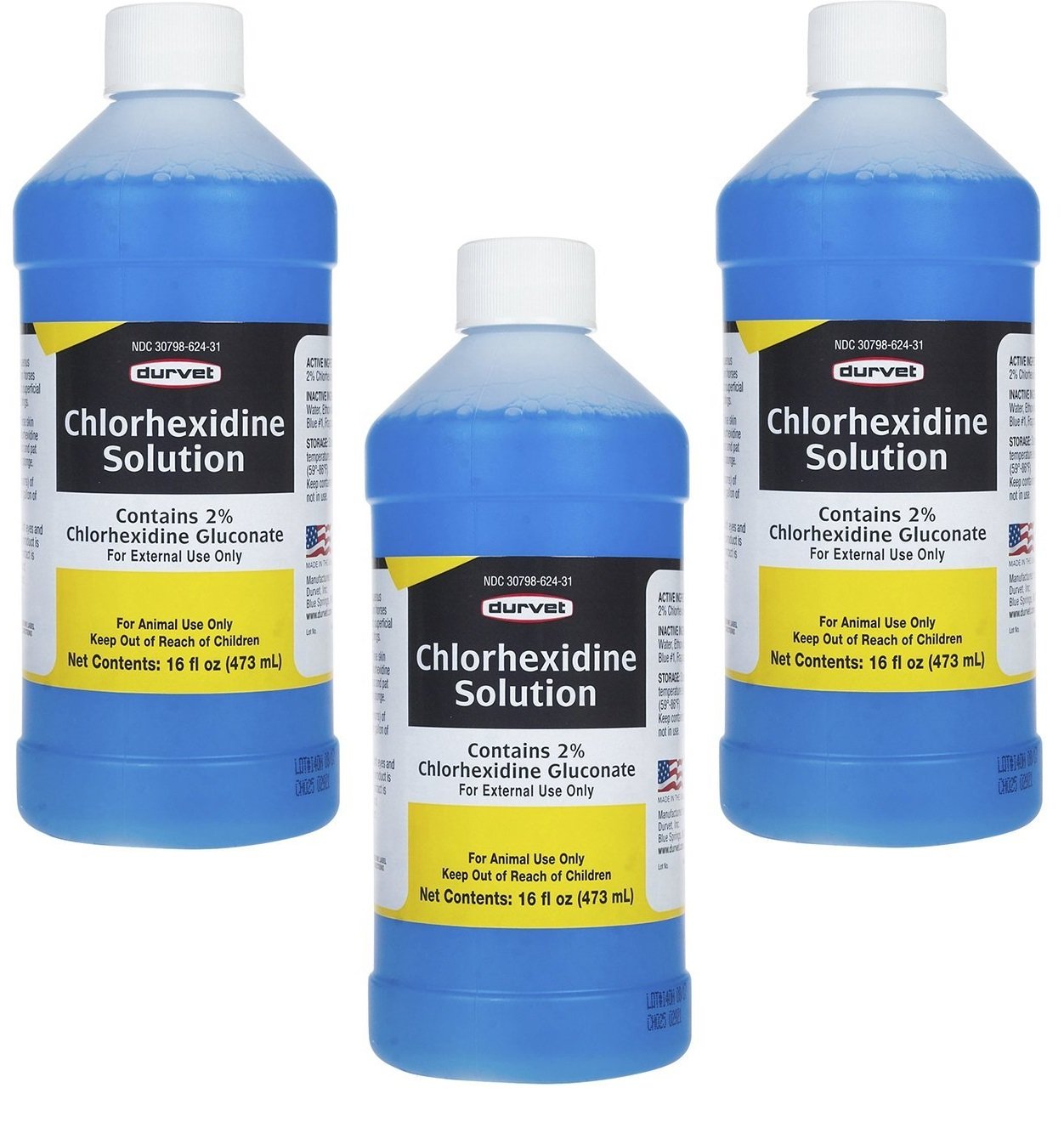 Durvet flacon avant montrant l'emballage et l'ouverture pratique pour dosage