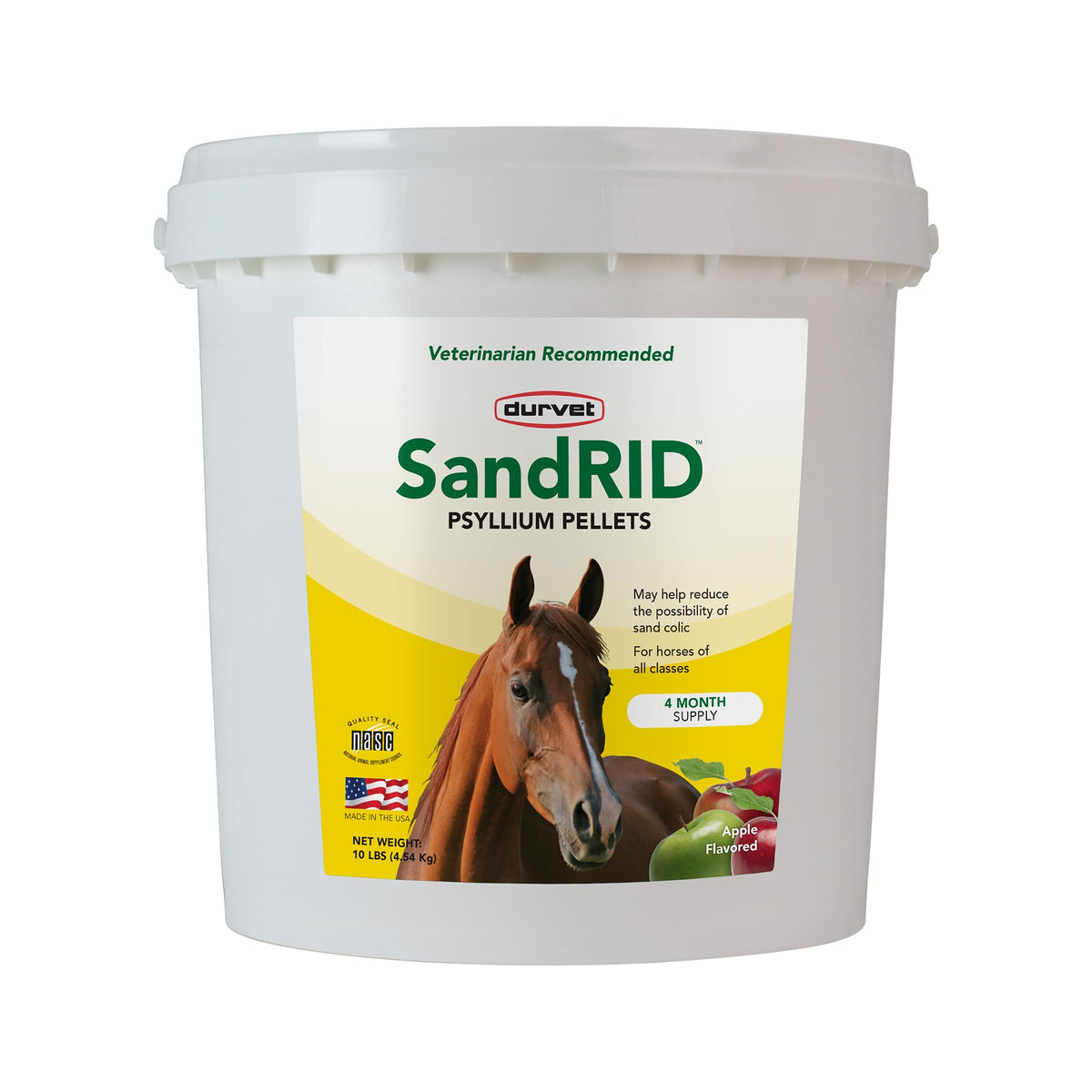 Durvet Sandrid emballage avant montrant la marque et informations produit, pratique