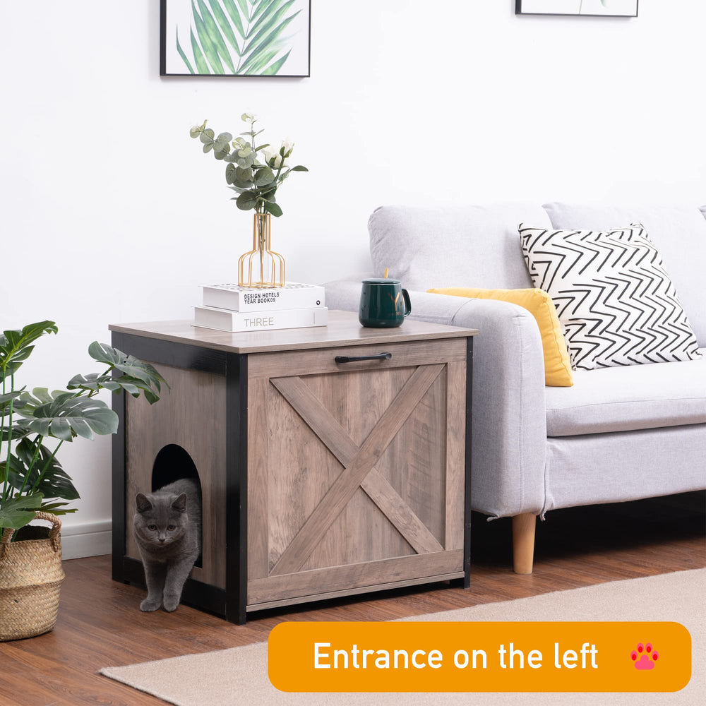 Dwanton meuble litière placé dans salon stylisé intègre décor contemporain
