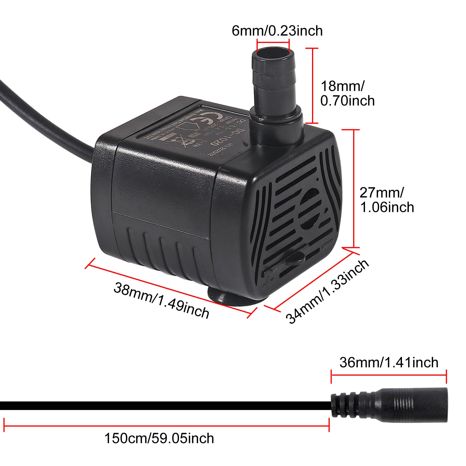 DWEII gros plan rotor pour performance silencieuse et entretien facile