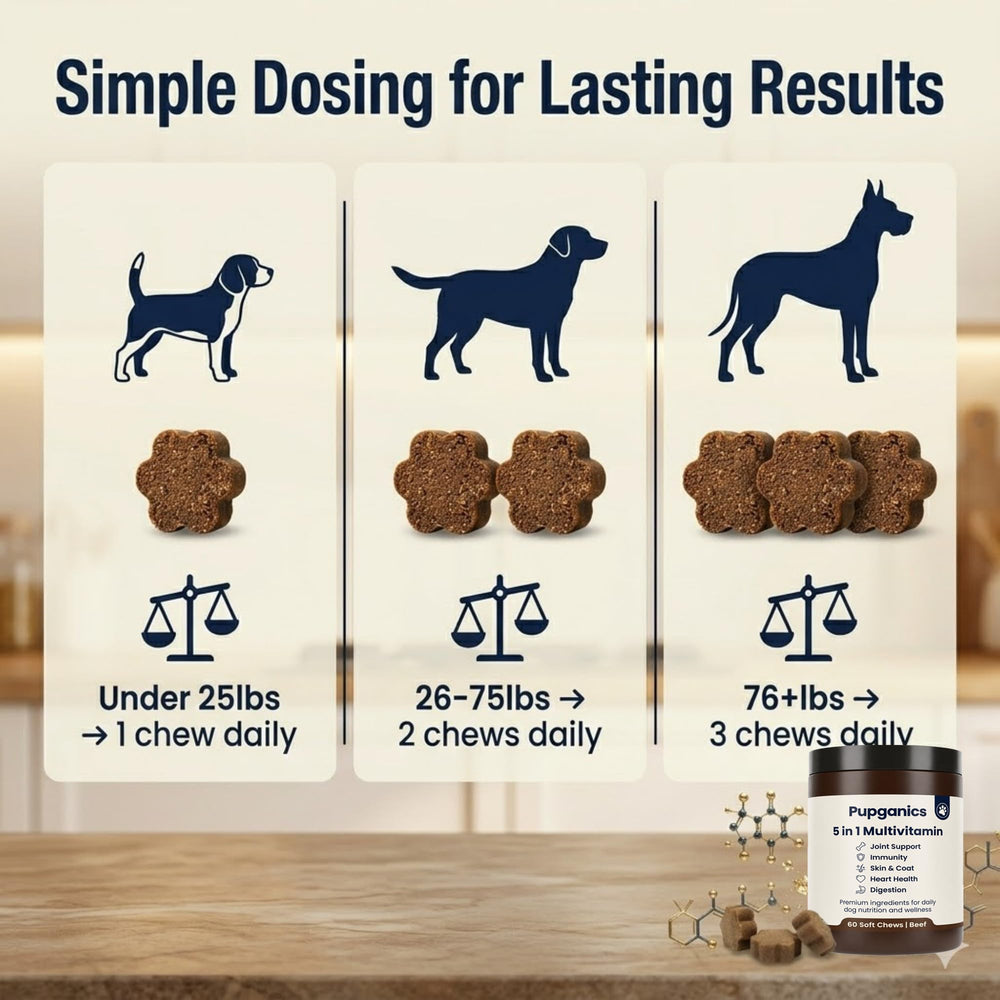DYDUON Pupganics lifestyle : chien actif en promenade illustrant soutien de la mobilité