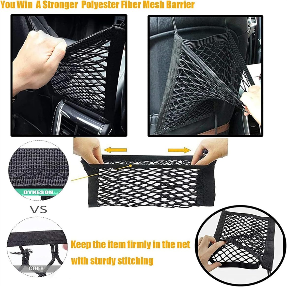 DYKESON poche de rangement remplie facilitant organisation en voyage