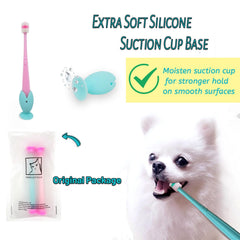 E.M&S.T gros plan des poils en silicone doux pour nettoyage délicat