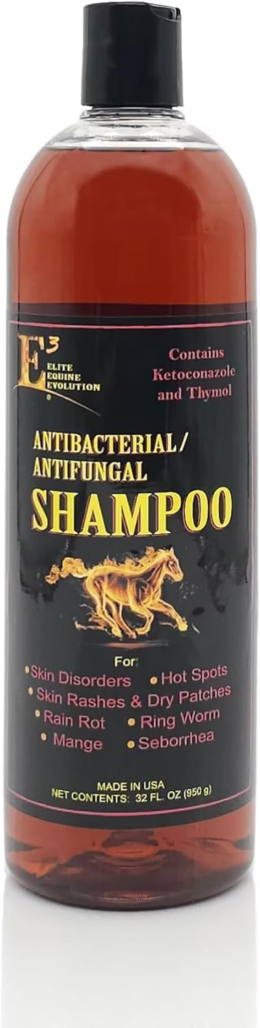 E3 ABAF shampoo bouteille face montrant le format 32 fl oz et praticité