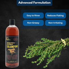 E3 ABAF shampoo application sur cheval et chien illustrant nettoyage efficace