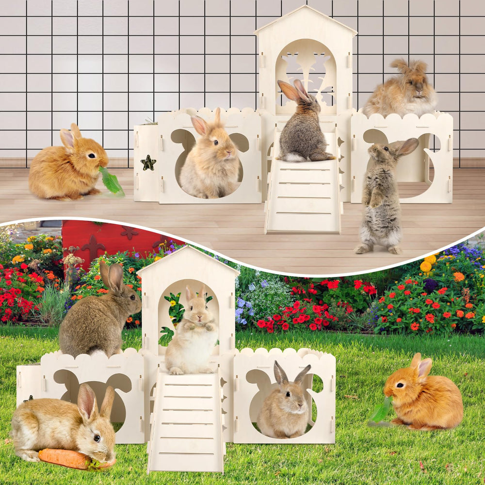 EAROND mise en scène intérieure offrant un habitat cosy pour petits animaux