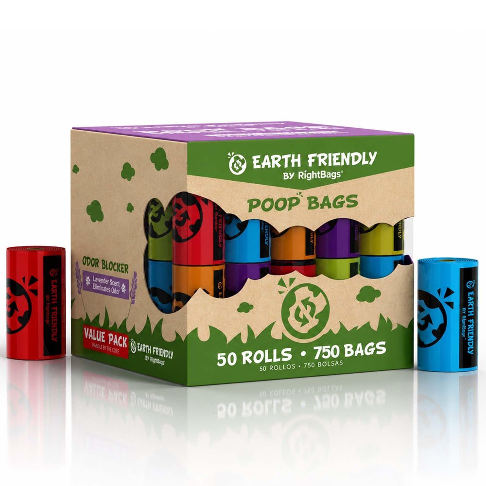 Earth Friendly emballage 50 rouleaux montrant économie et praticité