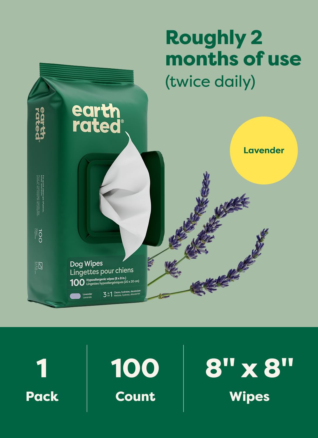 Earth Rated badge 98% biobased USDA, choix plus responsable