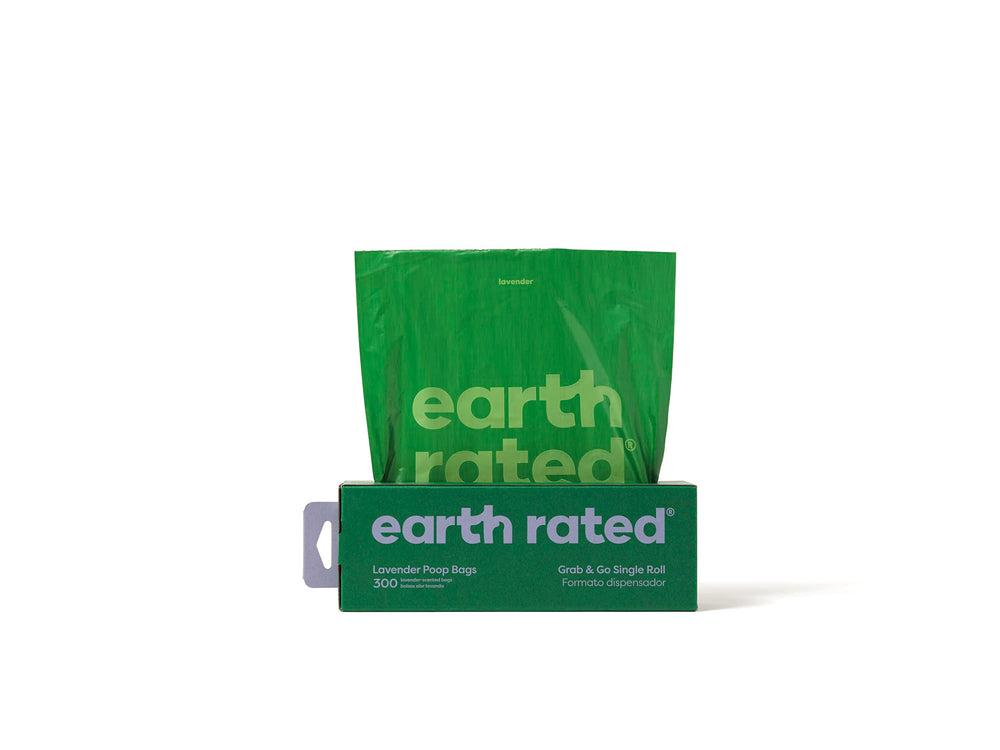Earth Rated sac en usage lors d'une promenade pour propreté