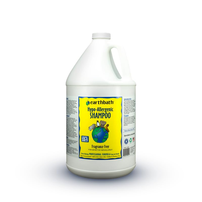 earthbath bouteille à côté d’un objet pour rendre l’échelle évidente