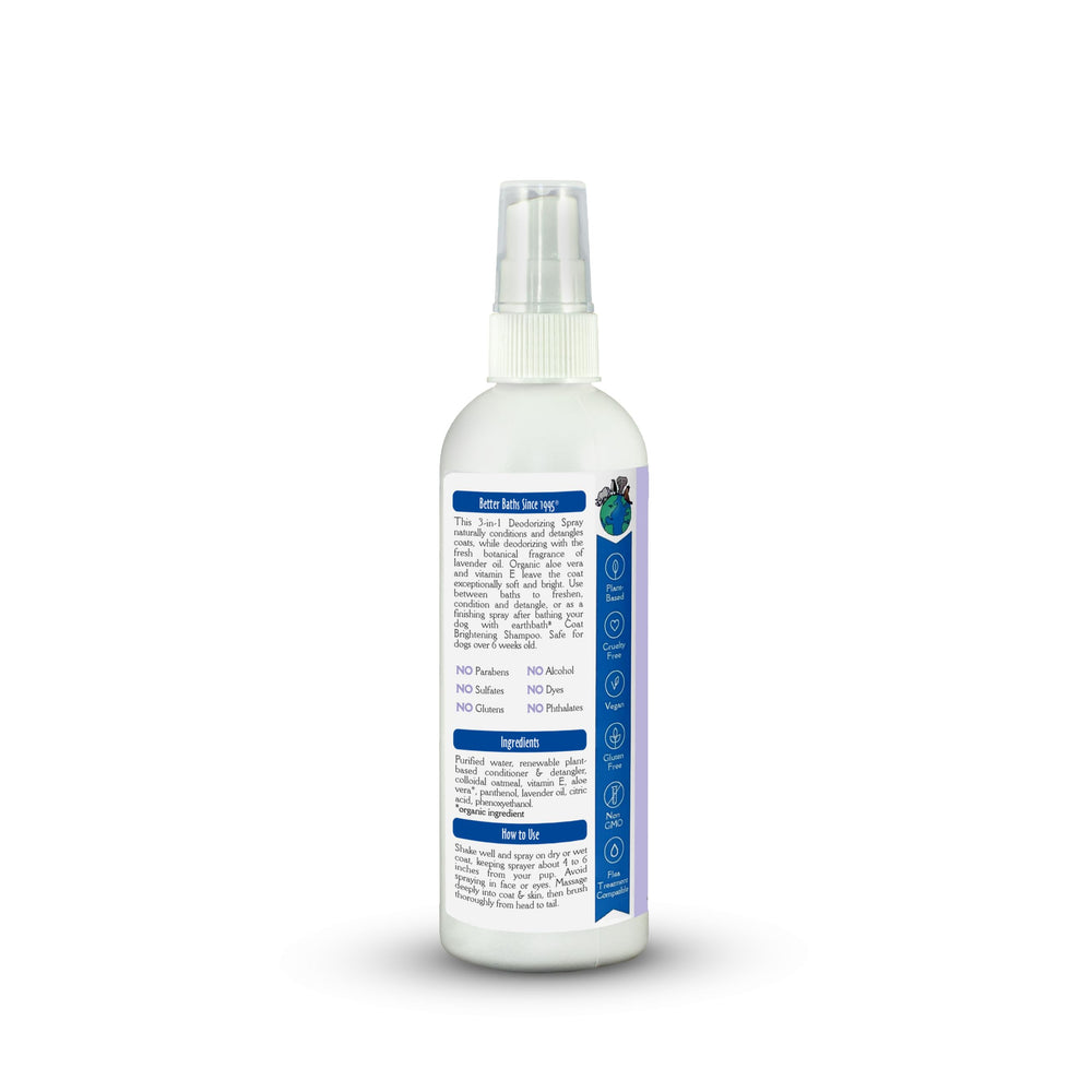 earthbath packaging avec fleurs lavande évoquant parfum naturel