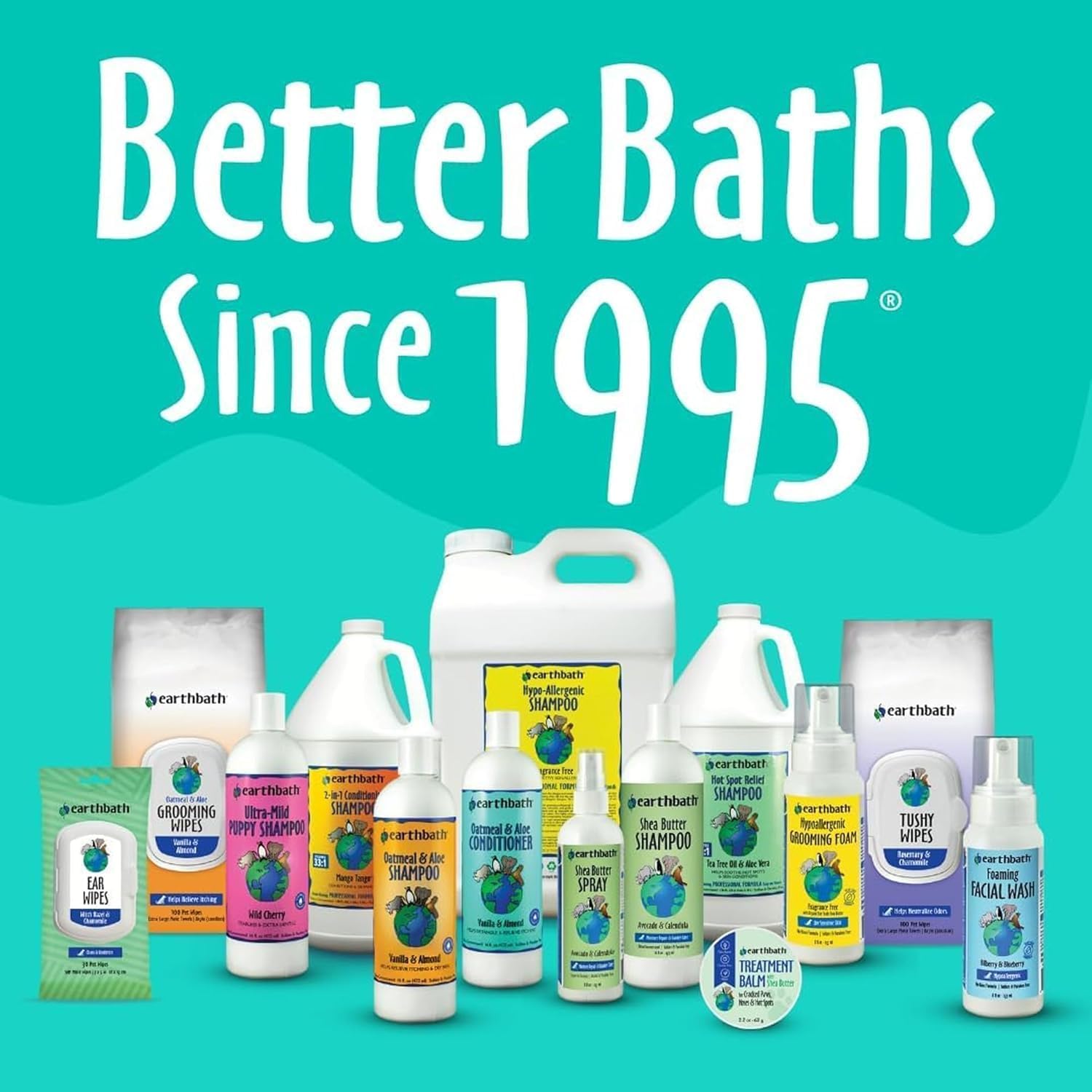 earthbath — logo Leaping Bunny sur l'emballage garantissant produit cruelty-free