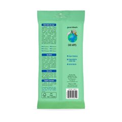 earthbath gros plan sur la texture d'une lingette pour nettoyage doux et efficace