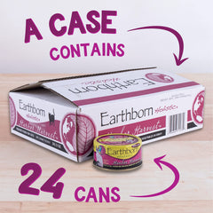 Earthborn Holistic gros plan de la texture en sauce, appétence visible