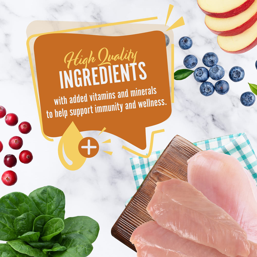 Earthborn Holistic gros plan croquettes montrant texture et appétence