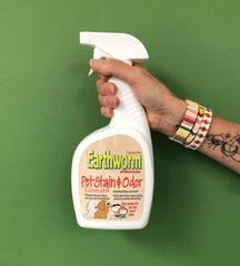 Earthworm gros plan de la buse montrant une pulvérisation précise et pratique