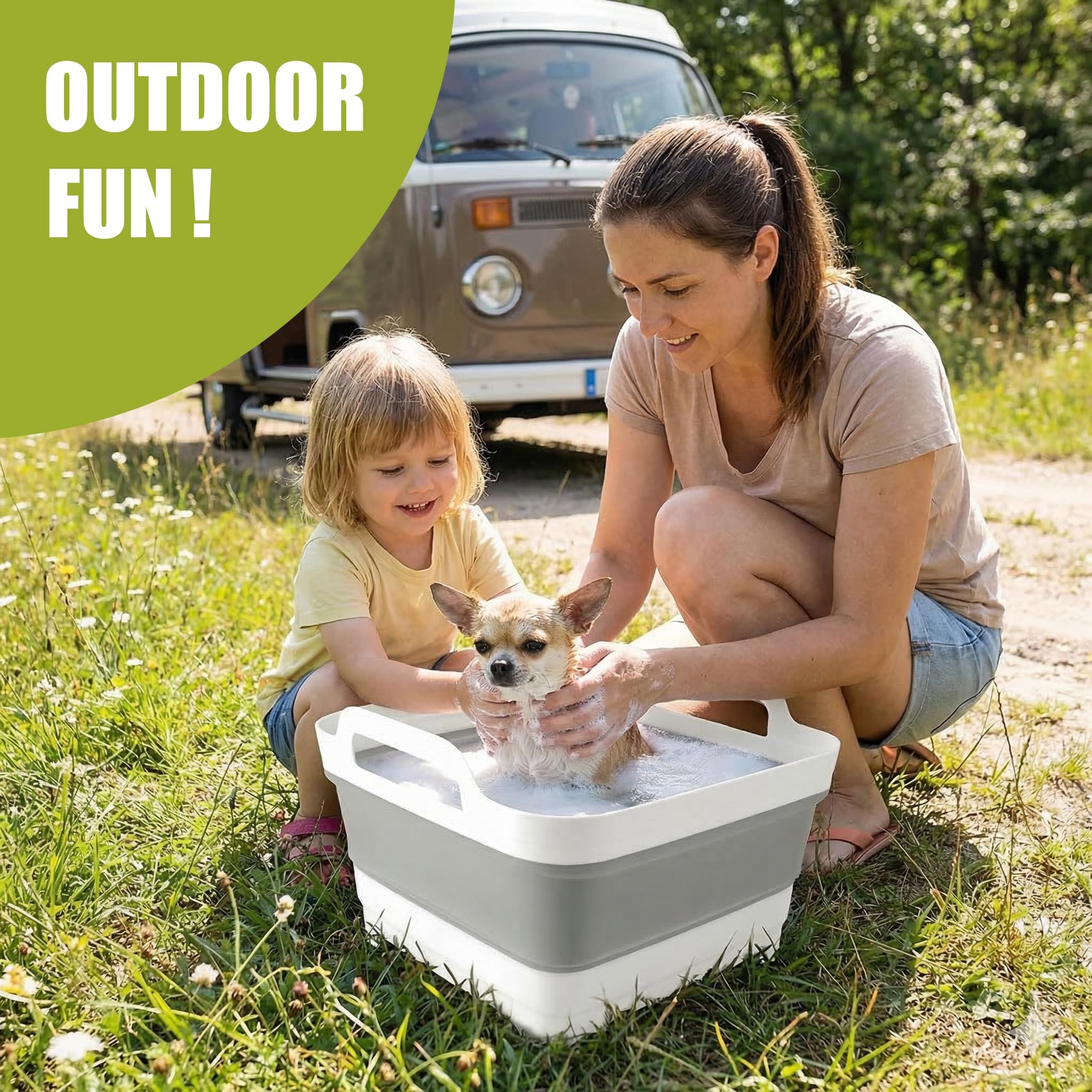 EazziSwitch chiot dans la baignoire illustrant confort et facilité d'utilisation