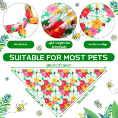 Eccliy gros plan motifs fleurs et abeilles pour style estival