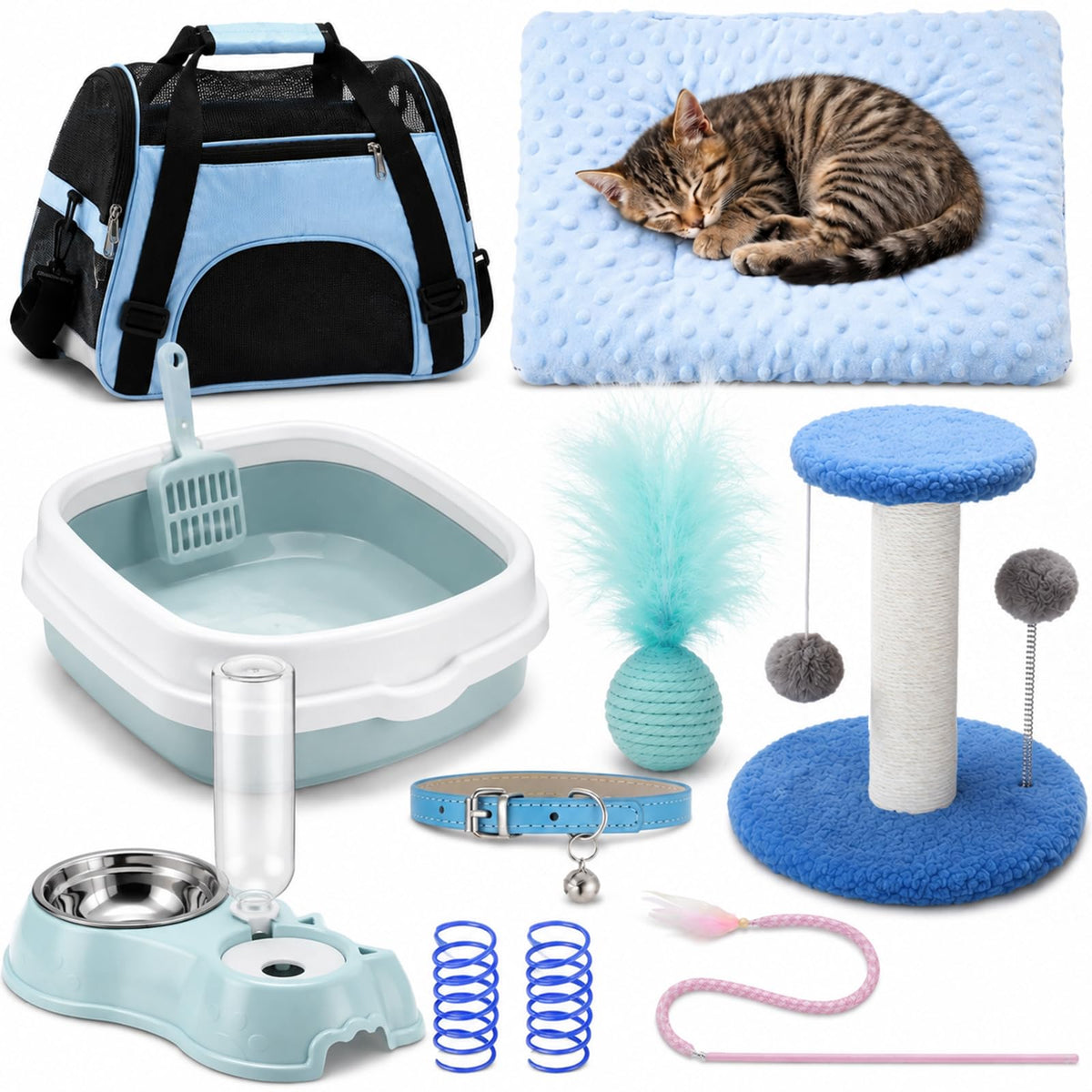 Eccliy kit vue d'ensemble montrant toutes les pièces pour un accueil simple