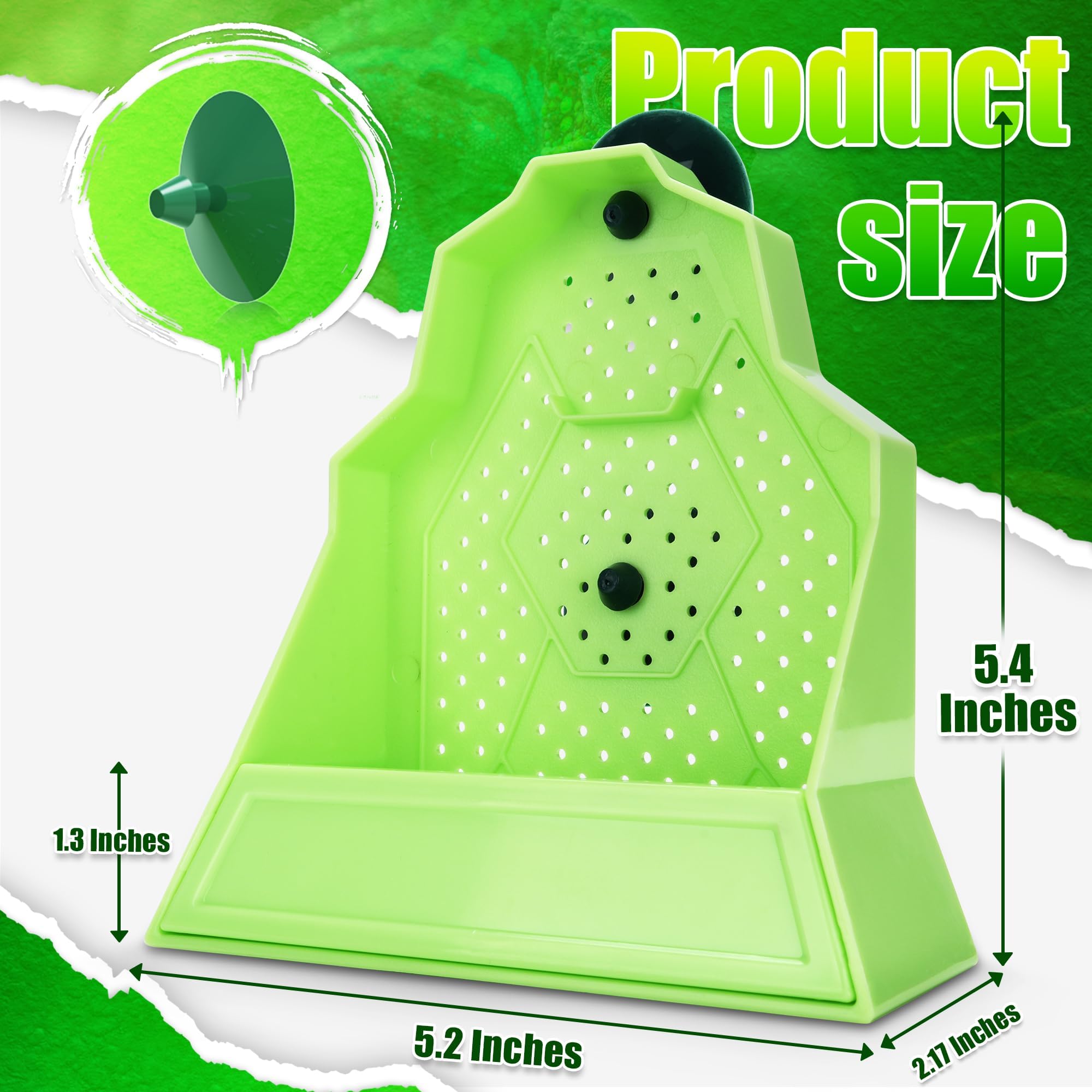 Eckpo rigole appât visible pour attirer insectes et stimuler chasse