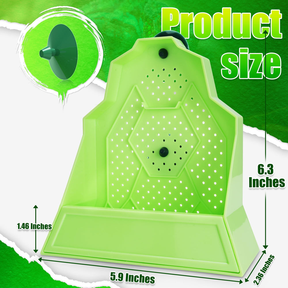 Eckpo mangeoire vue de profil illustrant fixation murale stable
