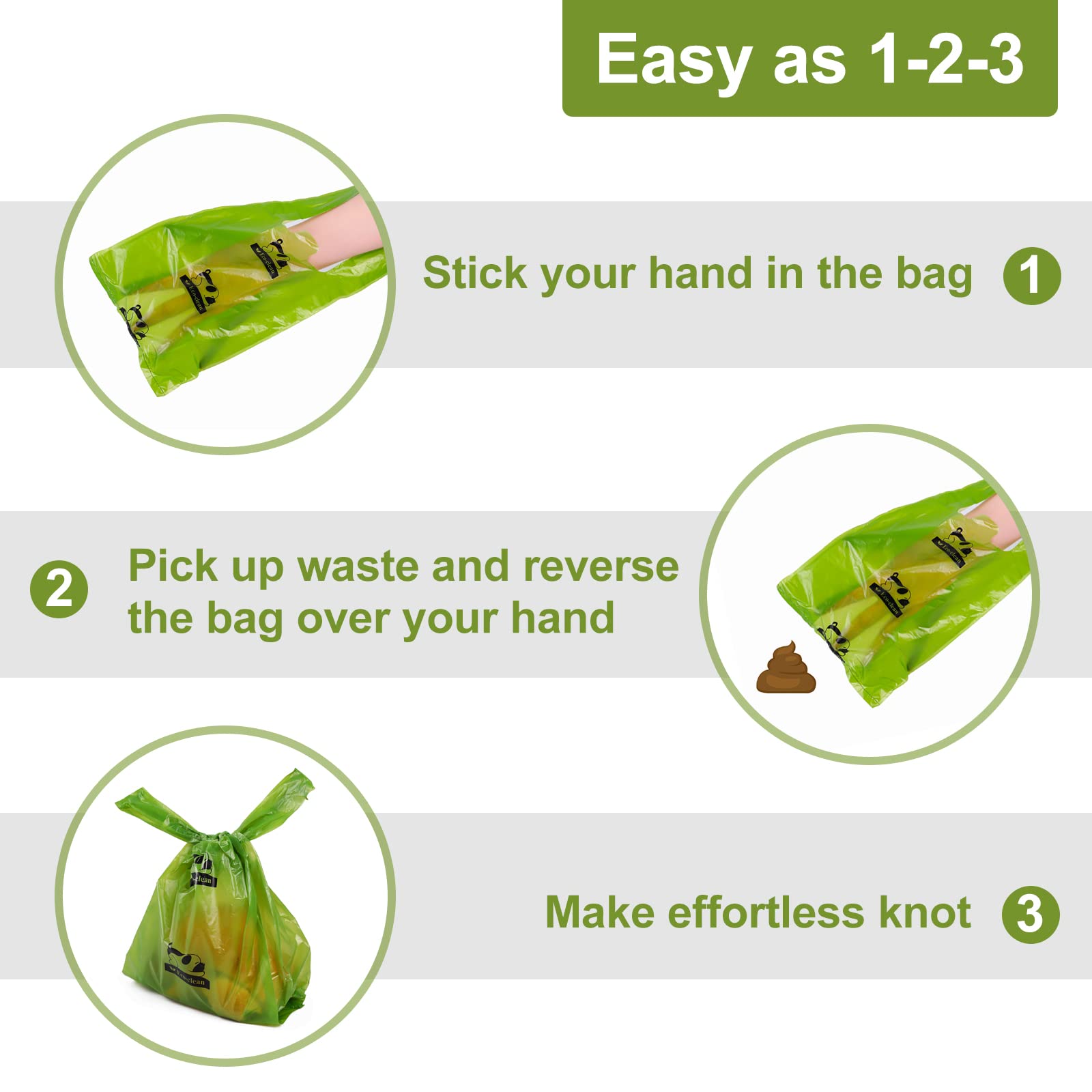 ECO-CLEAN dépliement à une main pour un usage pratique en promenade