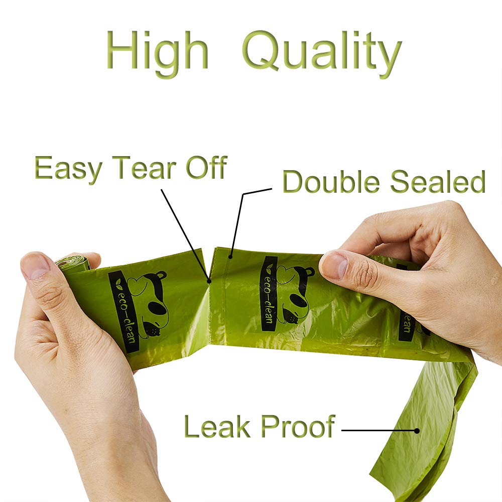 ECO-CLEAN distributeur avec mousqueton accroché facilitant promenades