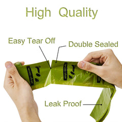ECO-CLEAN distributeur avec mousqueton accroché facilitant promenades