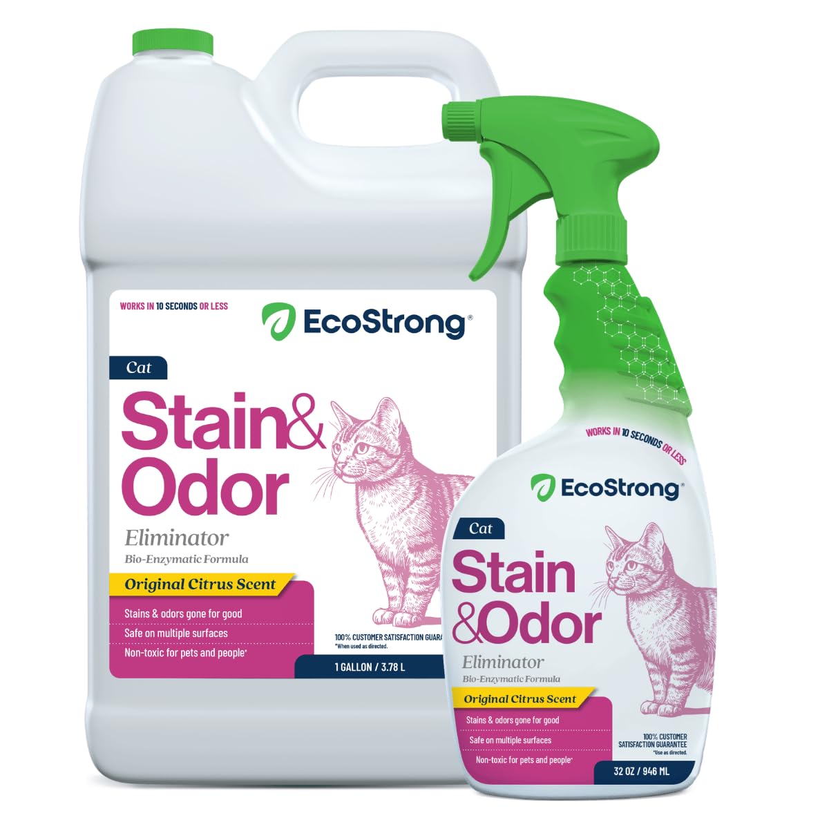 Eco Strong emballage avant montrant taille et usage facile