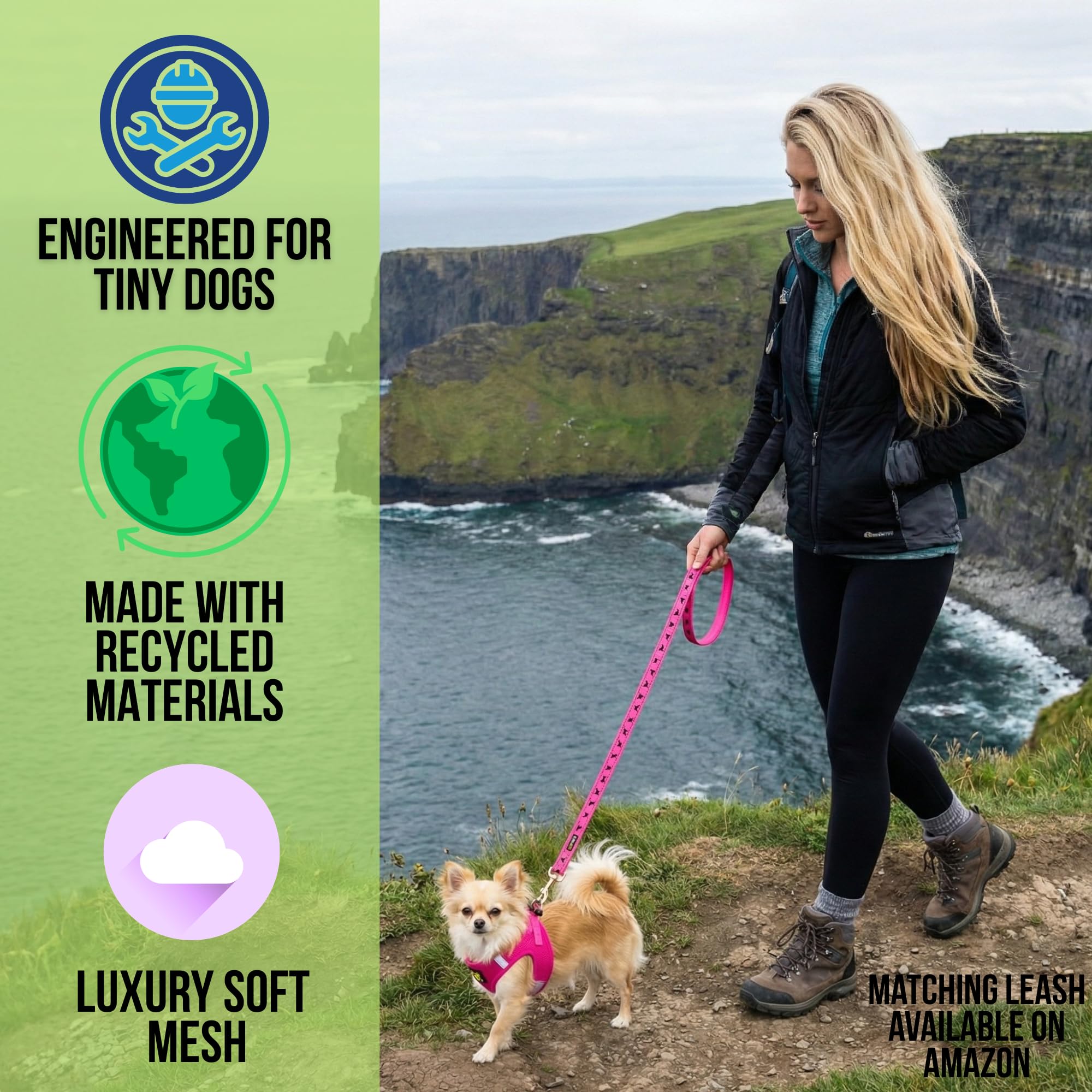 EcoBark zoom sur la maille douce mettant en avant respirabilité