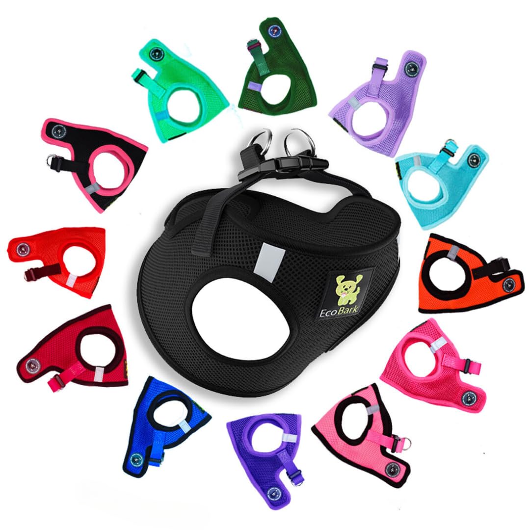 EcoBark harnais XXXS face montrant coupe sécurisante et confort