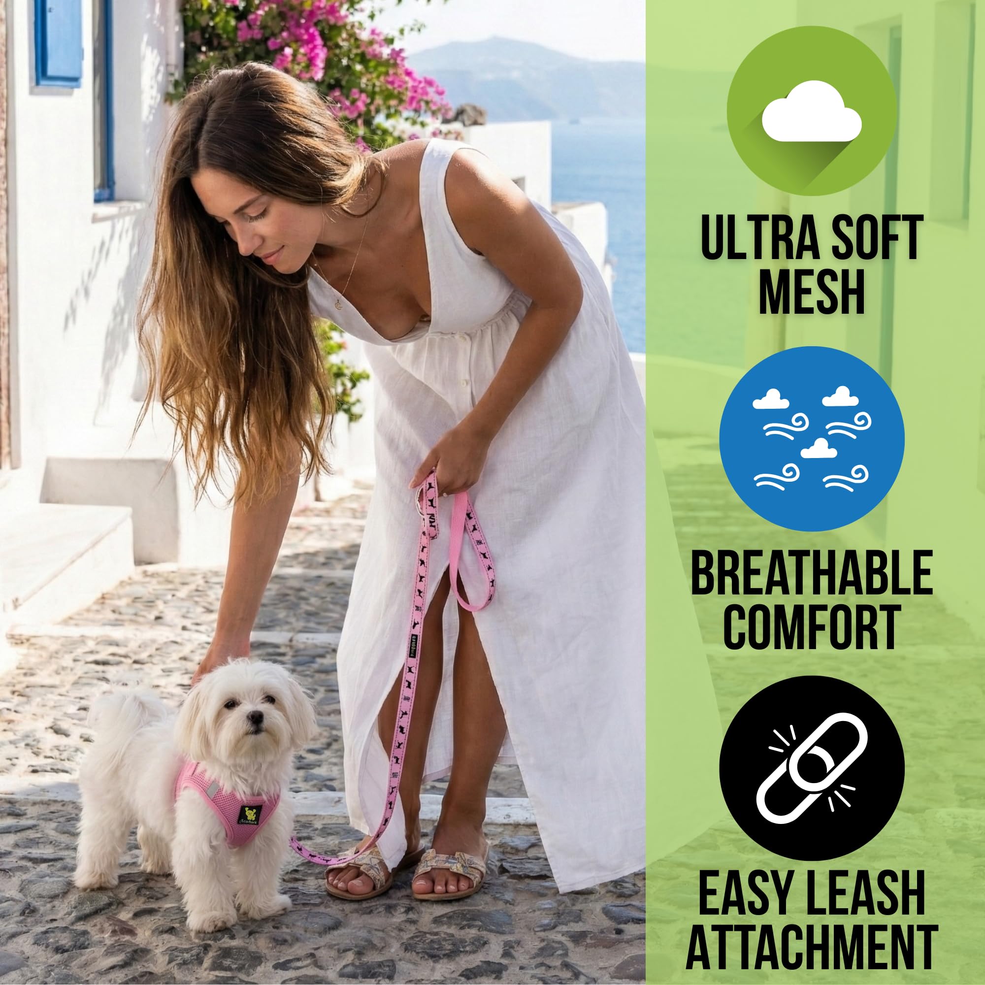 EcoBark maille respirante double rembourrage pour confort durable