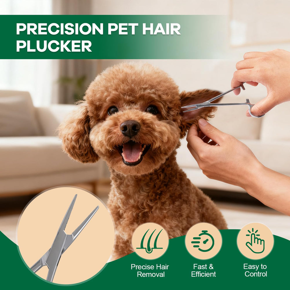 EcoStylife forceps hémostatiques embouts droits détail pour prise précise des poils