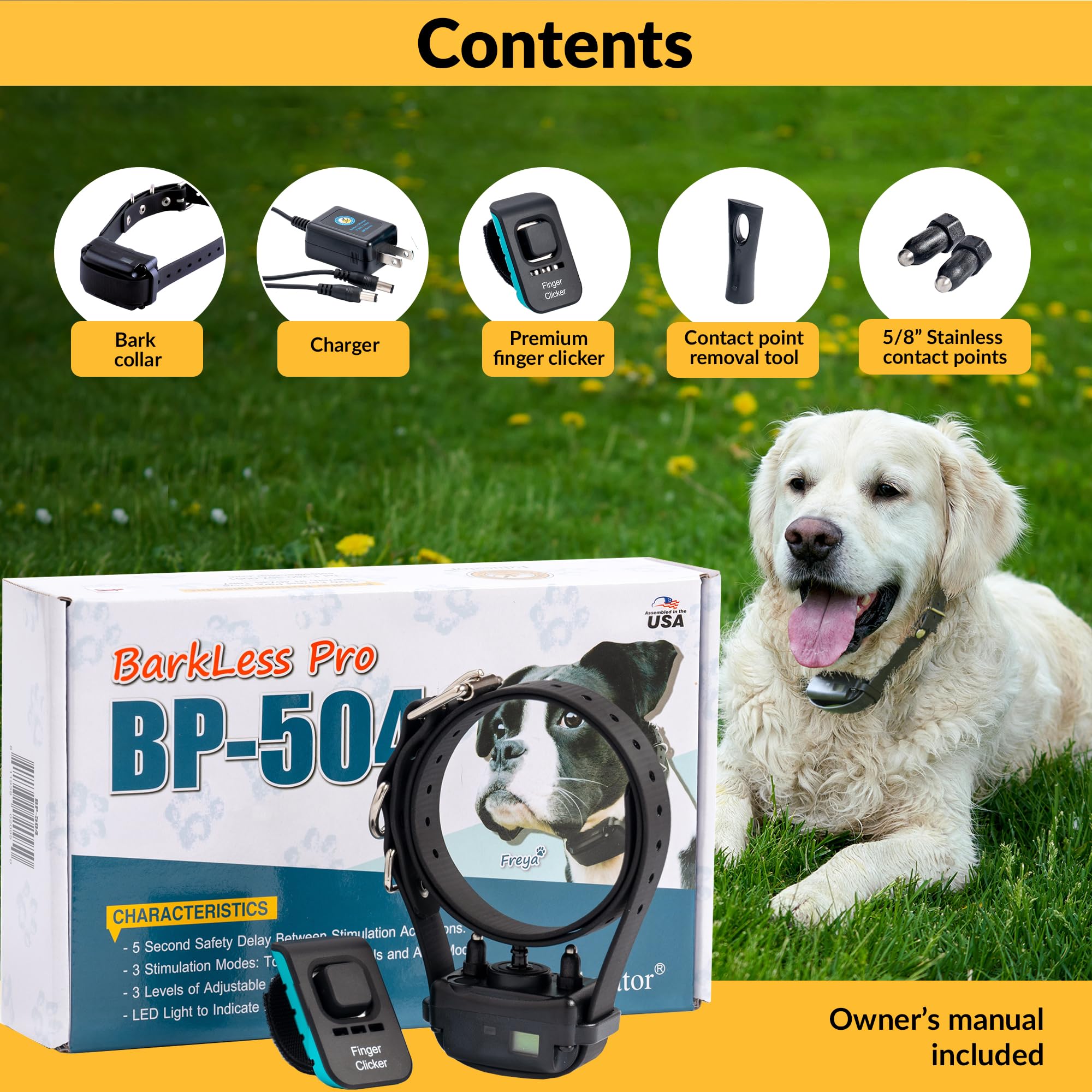 Educator BP-504 contenu de la boîte avec accessoires prêts à installer