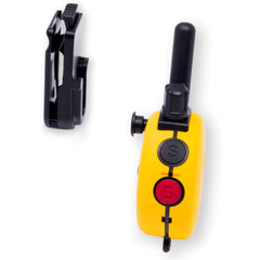 Educator émetteur clipé sur ceinture pour accès rapide